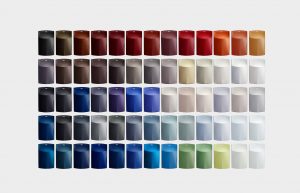 diferentes gamas de colores
