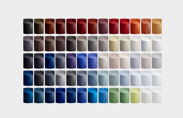 diferentes gamas de colores
