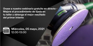 3M invita a un webinar para mejorar el proceso de lijado en el taller de carrocería