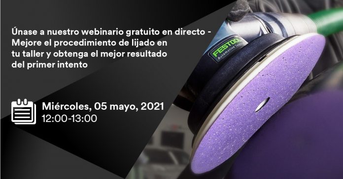 3M invita a un webinar para mejorar el proceso de lijado en el taller de carrocería